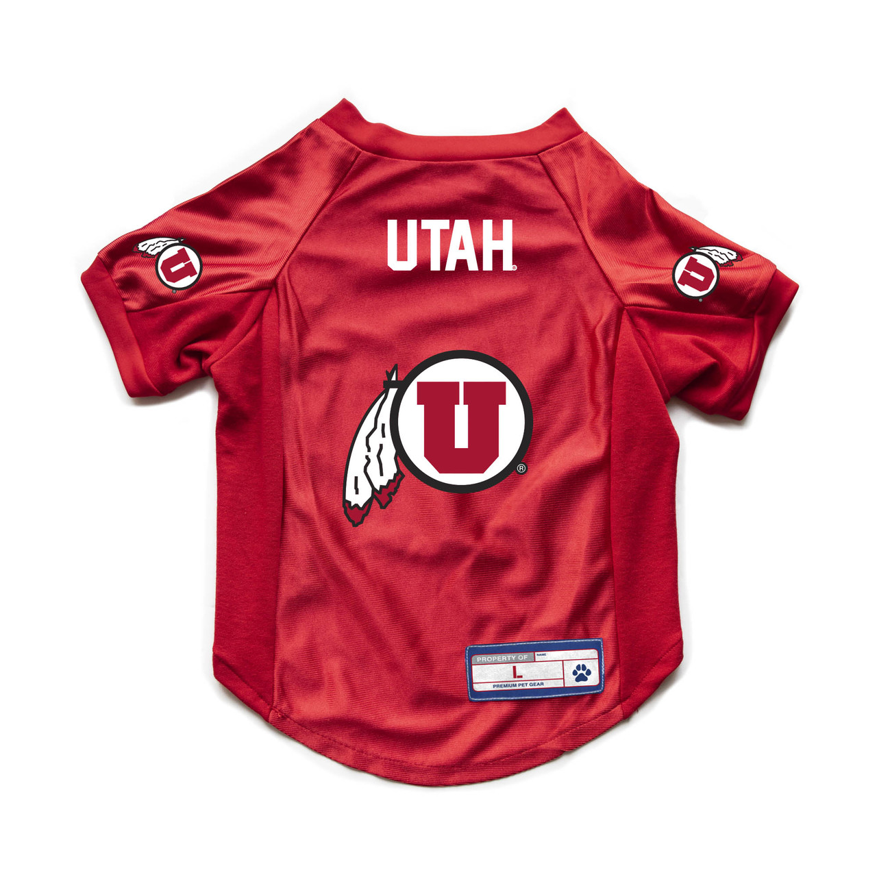 Utah Utes Pet Jersey Stretch Size XL - Special Order
