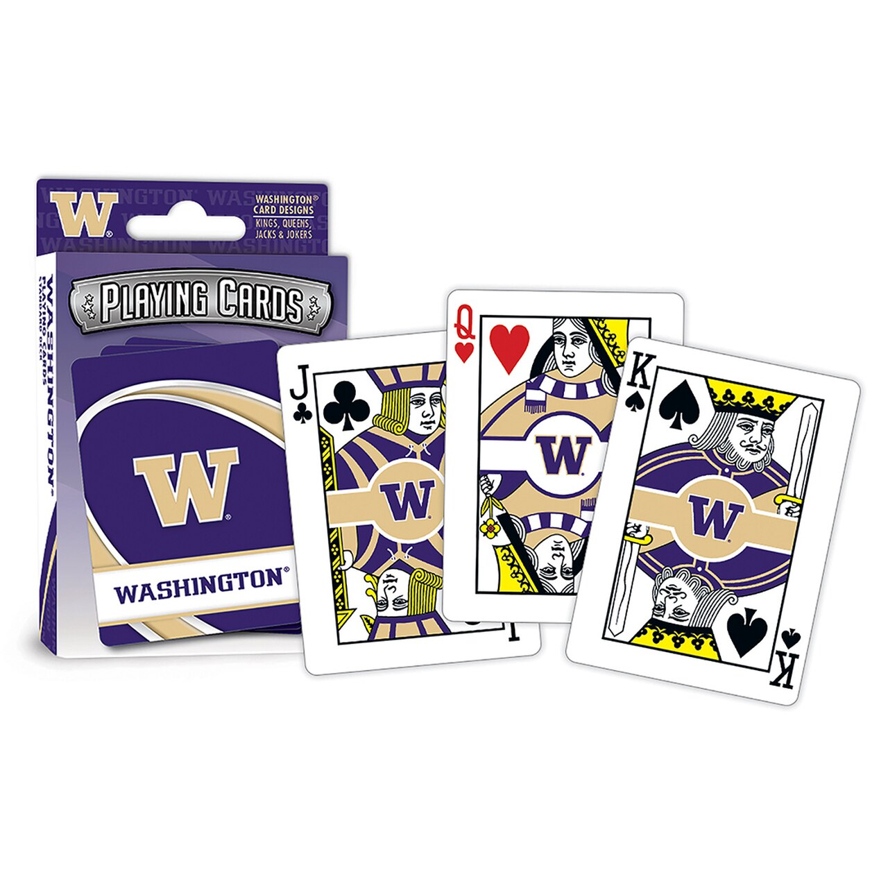 Washington Huskies Playing Cards Logo Special Order