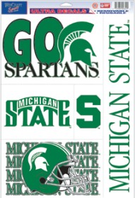 Michigan State Spartans Decal 11x17 Ultra