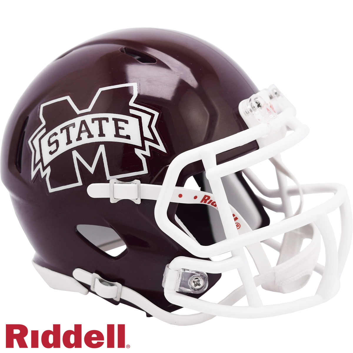 Mississippi State Bulldogs Helmet Riddell Replica Full Size Speed Style - Special Order