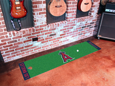 Los Angeles Angels of Anaheim Putting Green Mat - Special Order