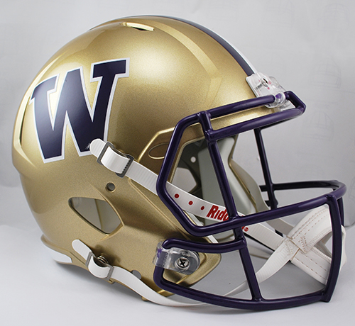 Washington Huskies Deluxe Replica Speed Helmet - Special Order