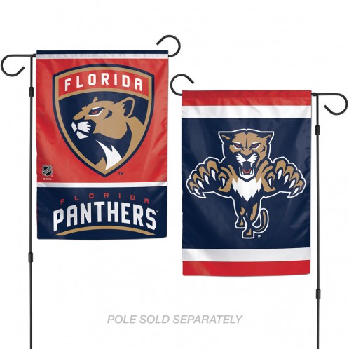 Florida Panthers Flag 12x18 Garden Style 2 Sided - Special Order
