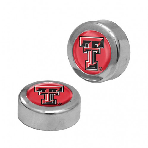 Texas Tech Red Raiders Screw Caps Domed - Special Order