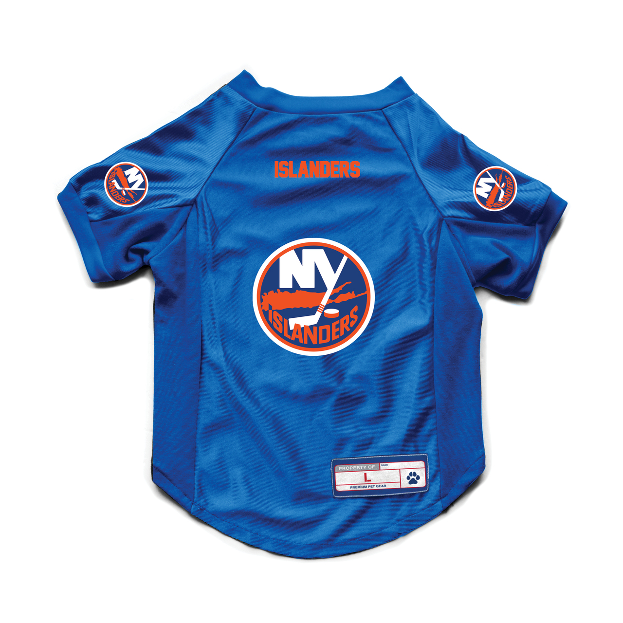 New York Islanders Pet Jersey Stretch Size L - Special Order
