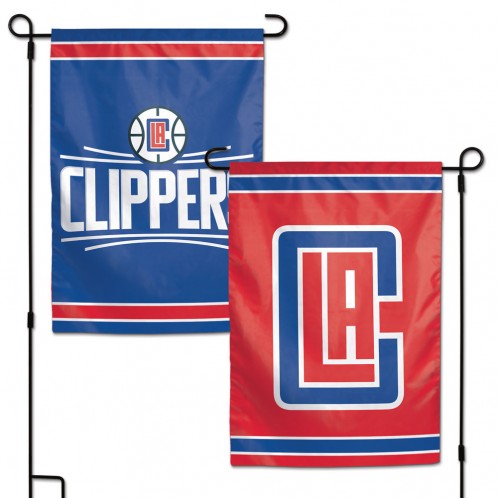 Los Angeles Clippers Flag 12x18 Garden Style 2 Sided - Special Order