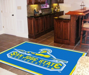 San Jose State Spartans Area rug - 4"x6" - Special Order