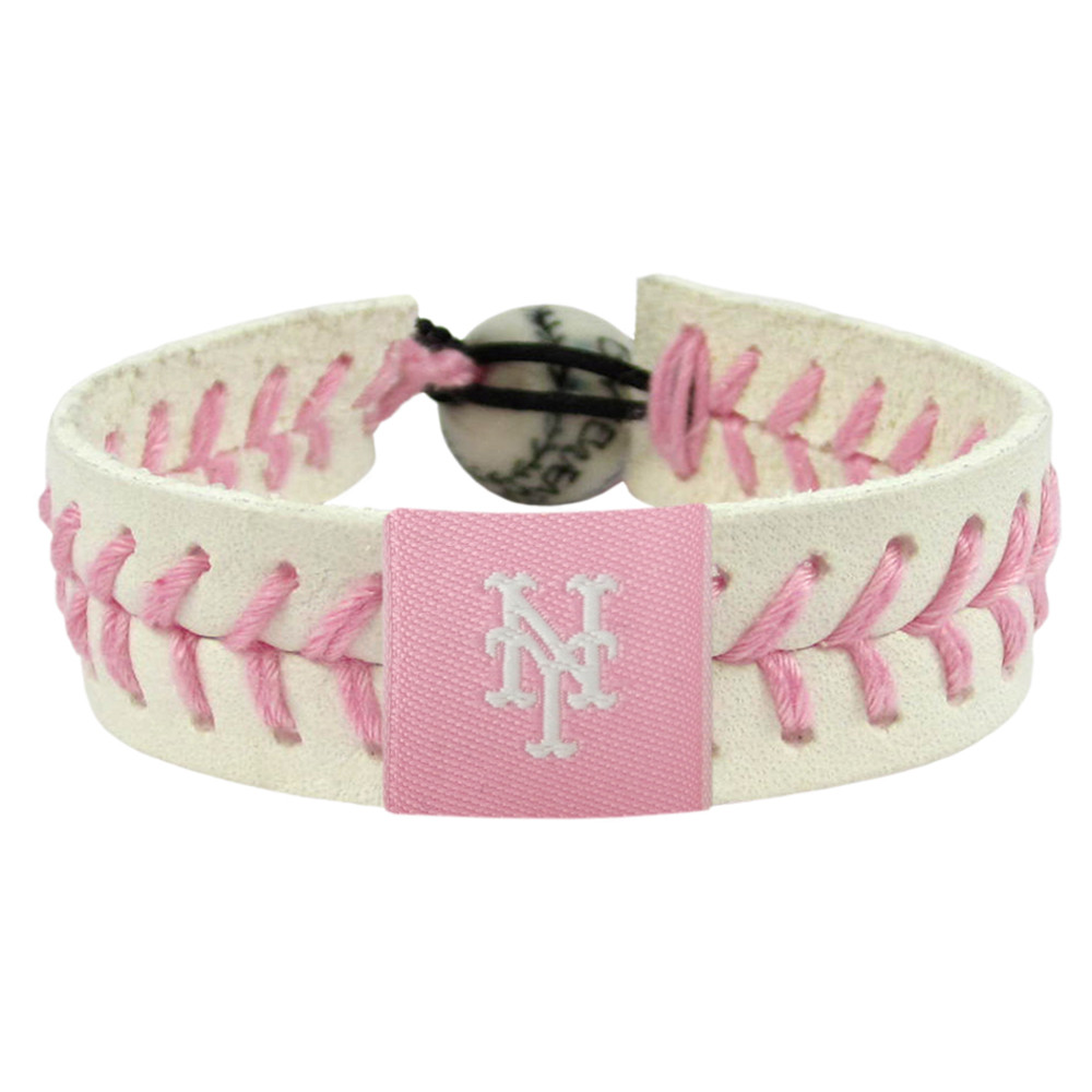 New York Mets Bracelet Baseball Pink CO
