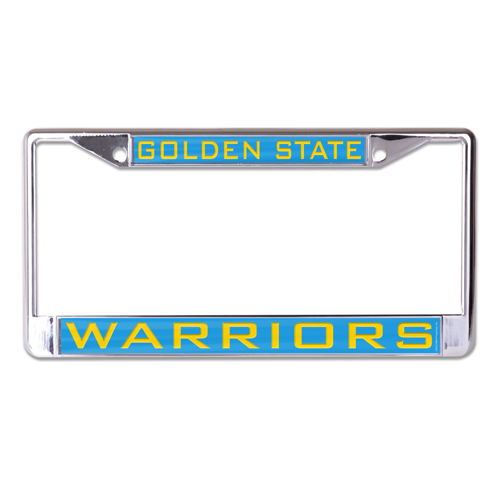 Golden State Warriors License Plate Frame - Inlaid - Special Order