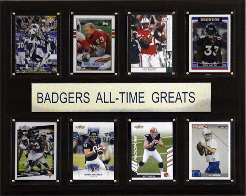 Wisconsin Badgers Plaque 12x15 All Time Greats