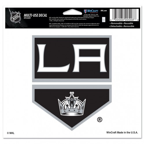 Los Angeles Kings Decal 5x6 Multi Use Color - Special Order