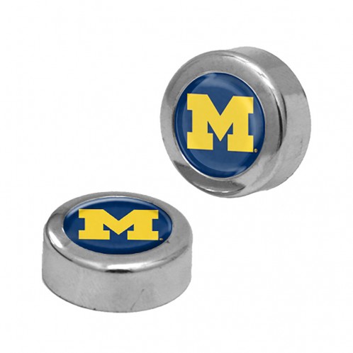 Michigan Wolverines Screw Caps Domed - Special Order