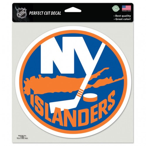 New York Islanders Decal 8x8 Perfect Cut Color - Special Order
