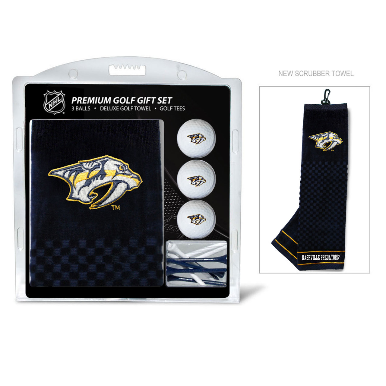 Nashville Predators Golf Gift Set with Embroidered Towel - Special Order