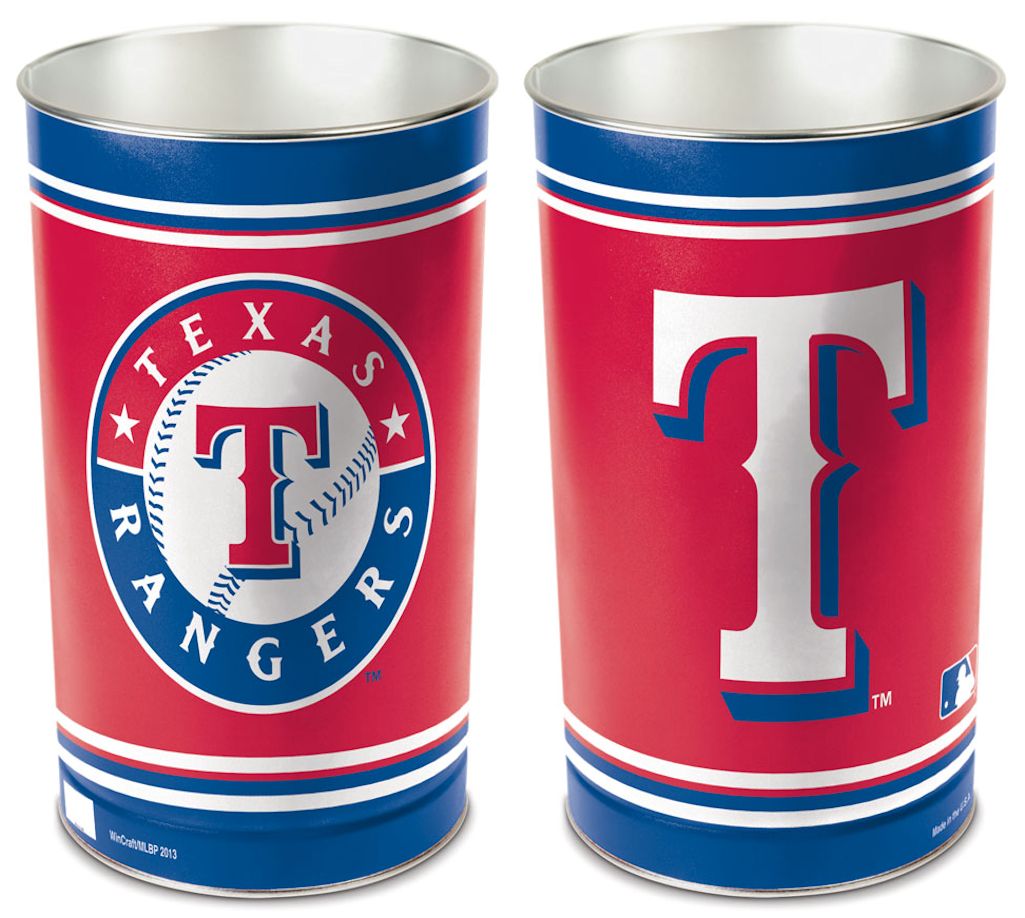 Texas Rangers Wastebasket 15 Inch - Special Order