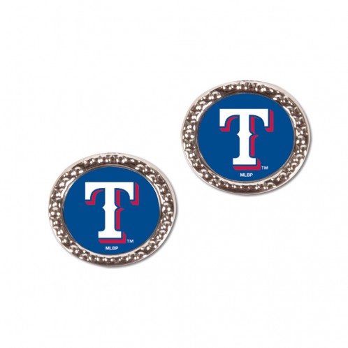 Texas Rangers Earrings Post Style - Special Order