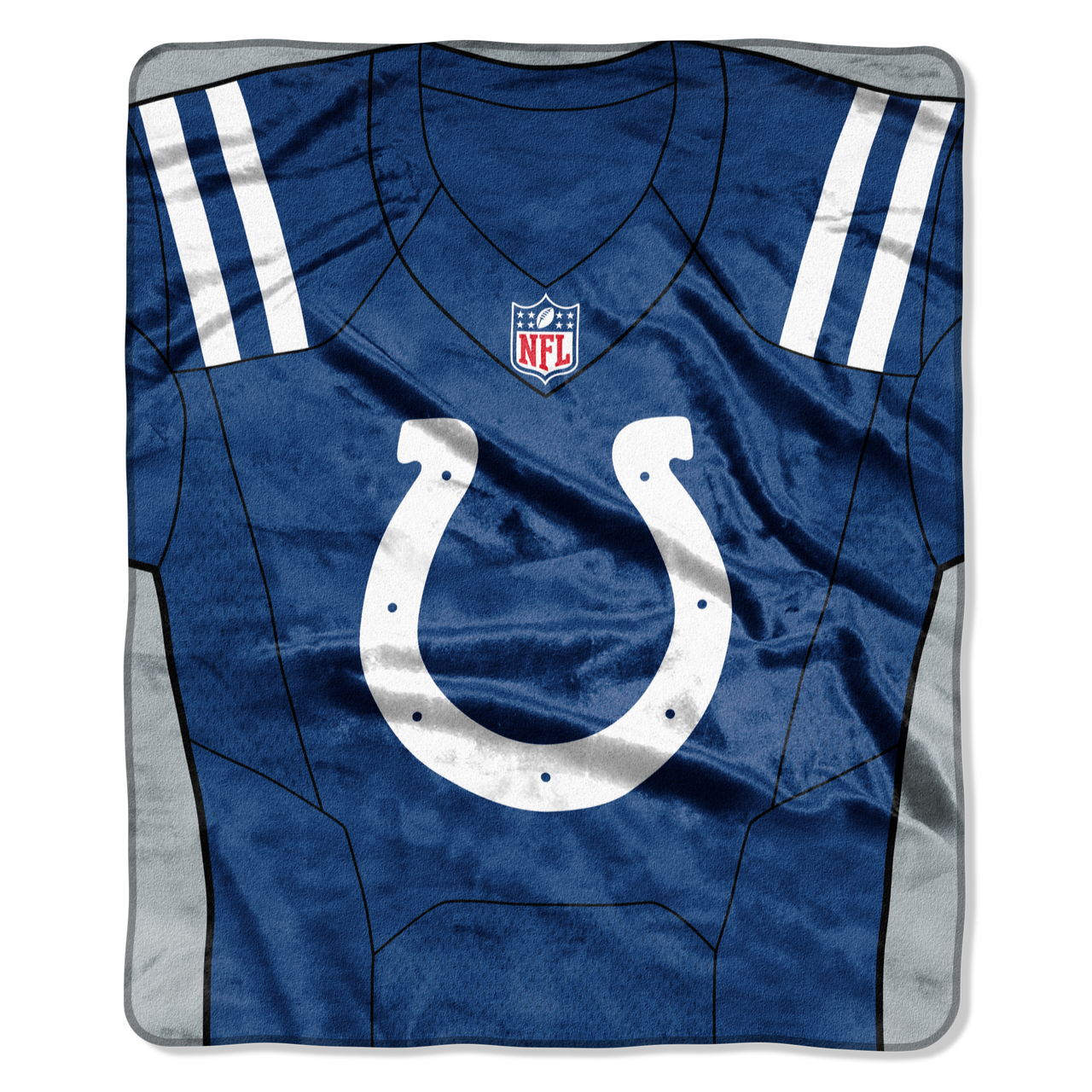 Indianapolis Colts Blanket 50x60 Raschel Jersey Design