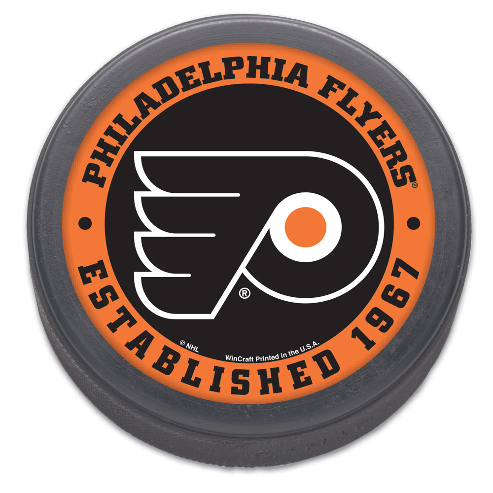 Philadelphia Flyers Hockey Puck Packaged Est 1967 Design