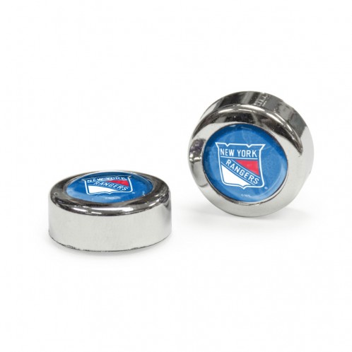 New York Rangers Screw Caps Domed - Special Order