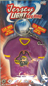 East Carolina Pirates Keychain Jersey Keylight CO