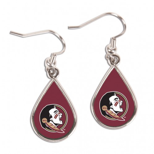 Florida State Seminoles Earrings Tear Drop Style - Special Order