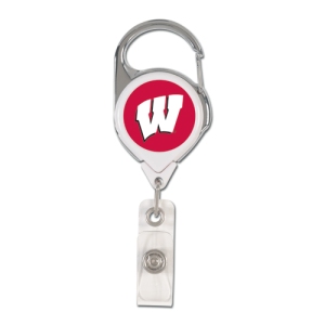 Wisconsin Badgers Retractable Premium Badge Holder
