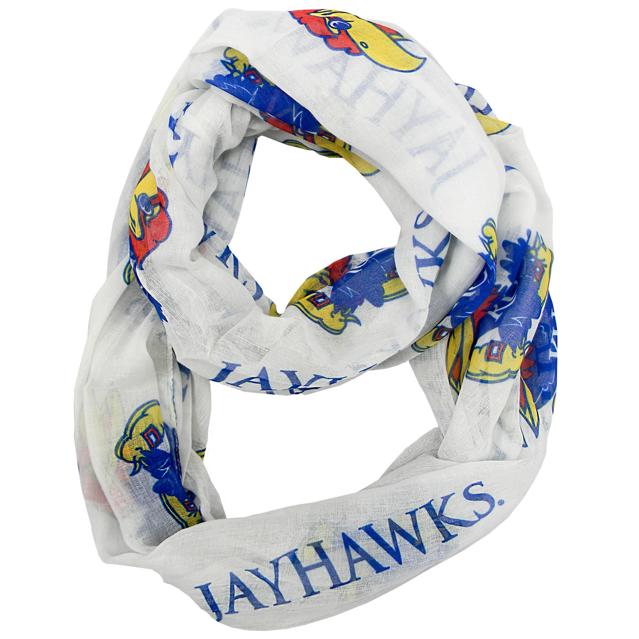 Kansas Jayhawks Infinity Scarf - Alternate