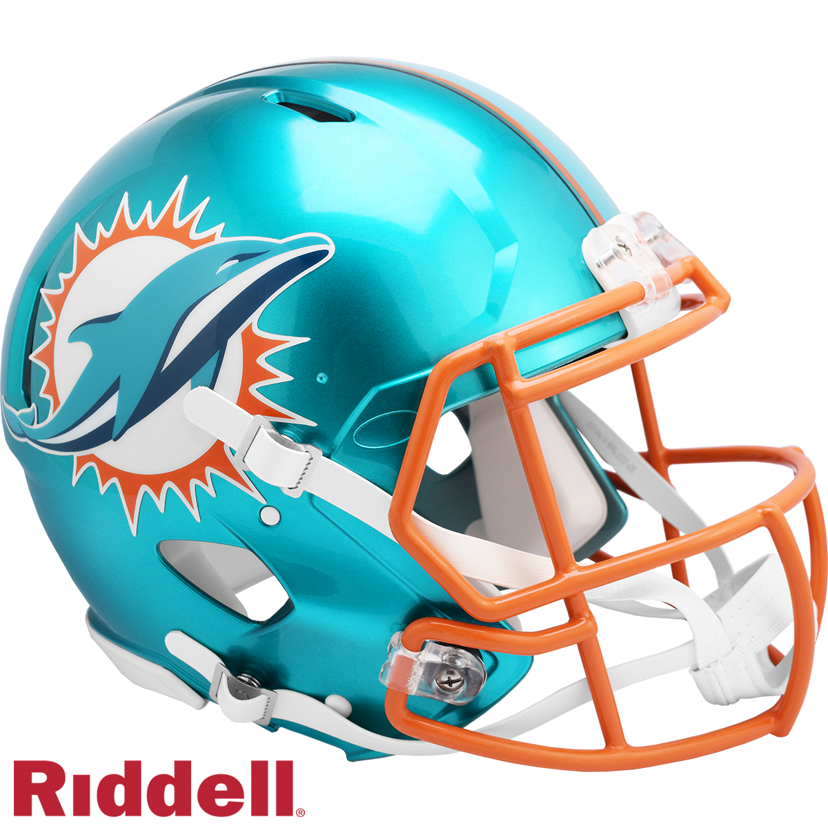 Miami Dolphins Helmet Riddell Authentic Full Size Speed Style FLASH Alternate