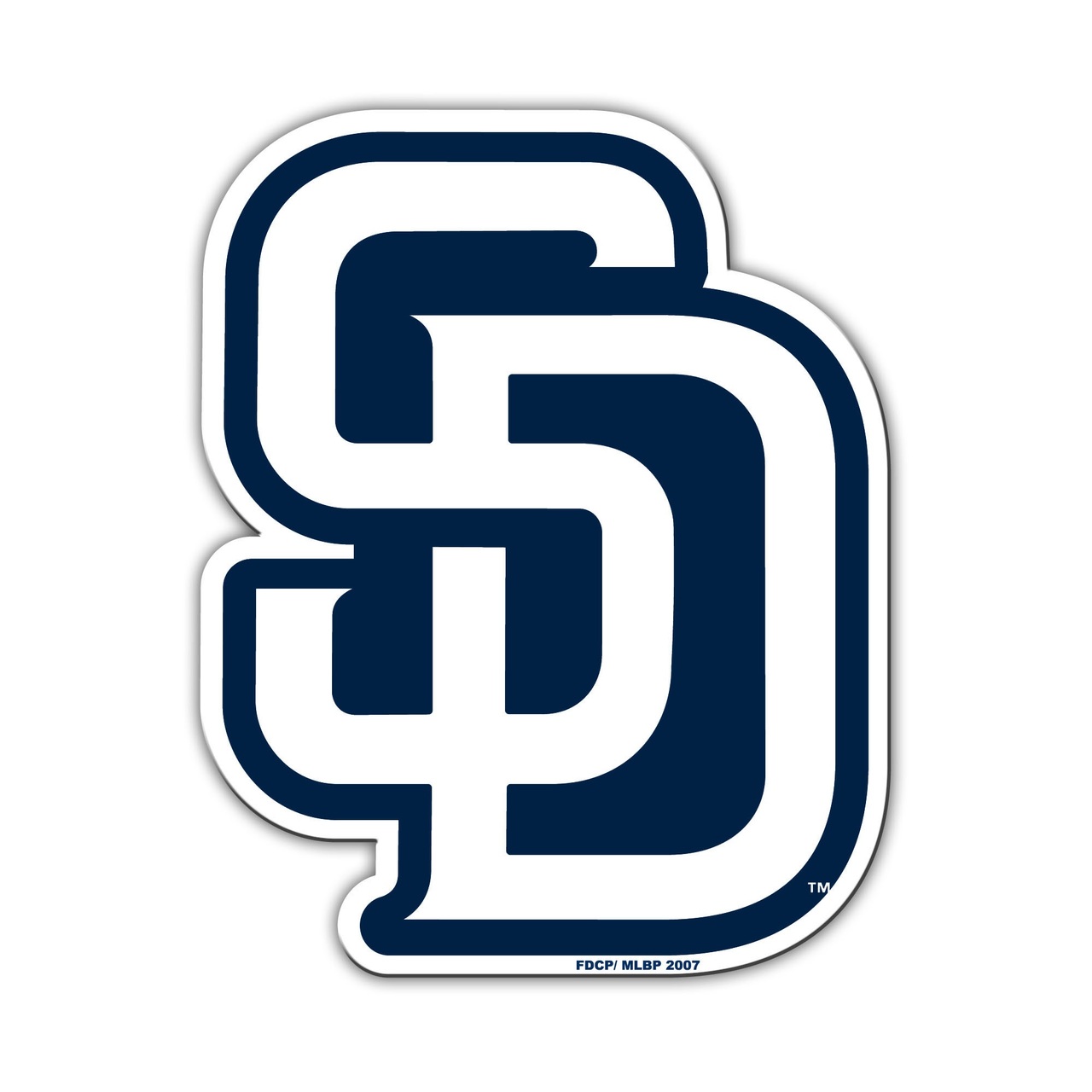 San Diego Padres Magnet Car Style 12 Inch CO