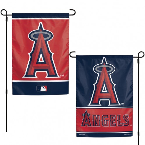 Los Angeles Angels Flag 12x18 Garden Style 2 Sided