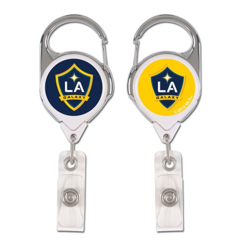 Los Angeles Galaxy Badge Holder Premium Retractable - Special Order