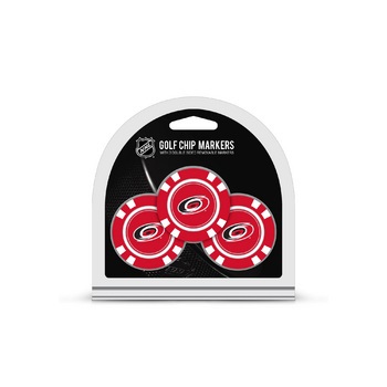 Carolina Hurricanes Golf Chip with Marker 3 Pack - Special Order