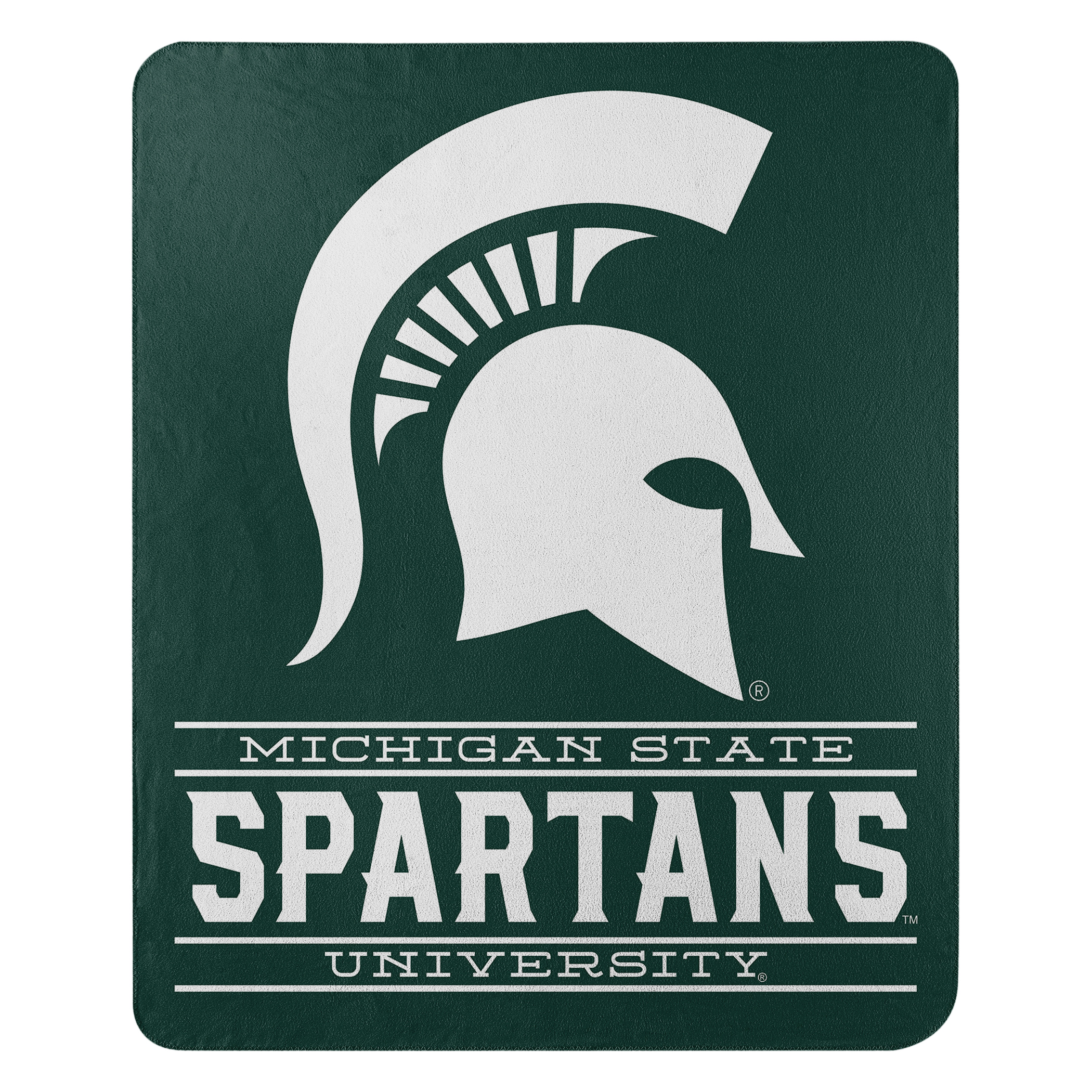 Michigan State Spartans Blanket 50x60 Fleece Control Design Special Order