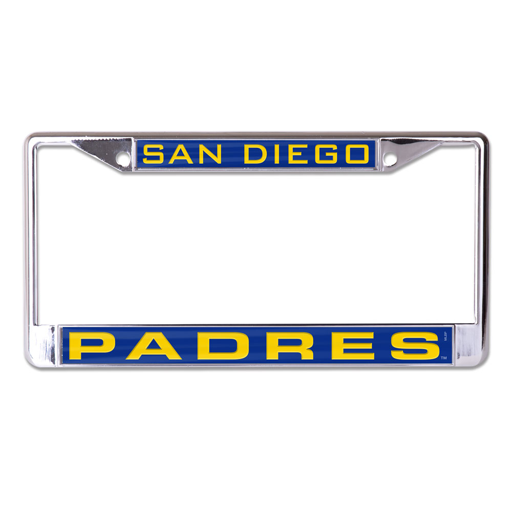San Diego Padres License Plate Frame - Inlaid - Special Order