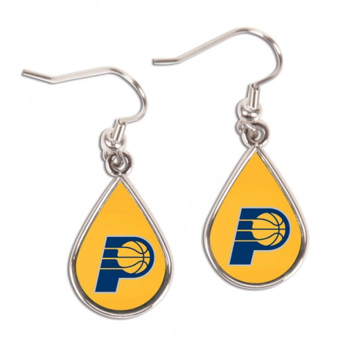 Indiana Pacers Earrings Tear Drop Style - Special Order