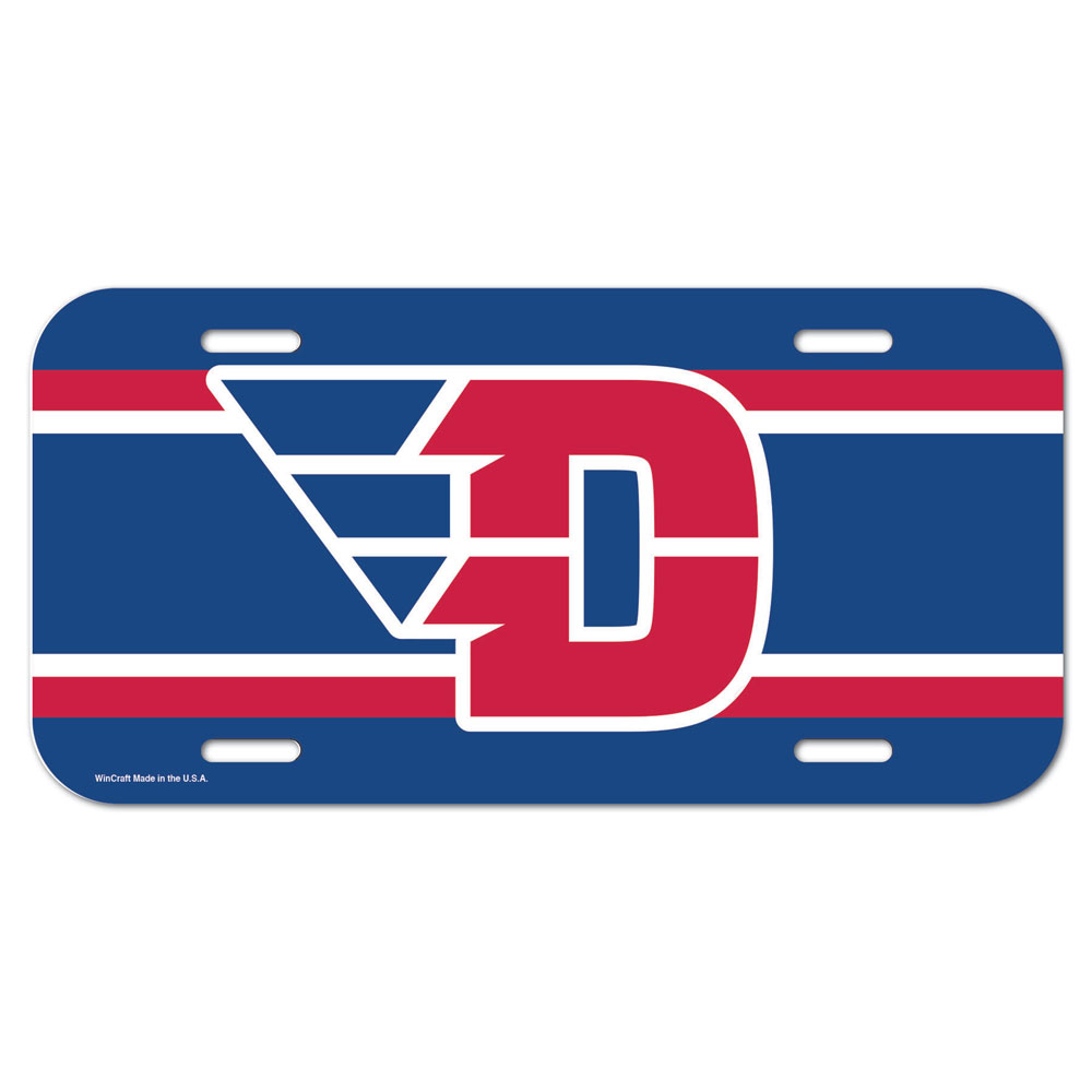 Dayton Flyers License Plate Plastic - Special Order