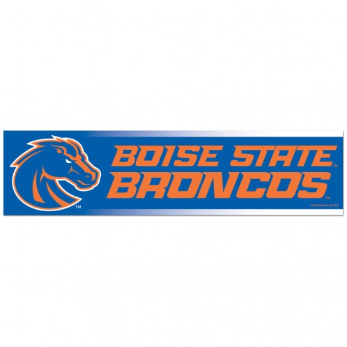 Boise State Broncos Decal 3x12 Bumper Strip Style - Special Order