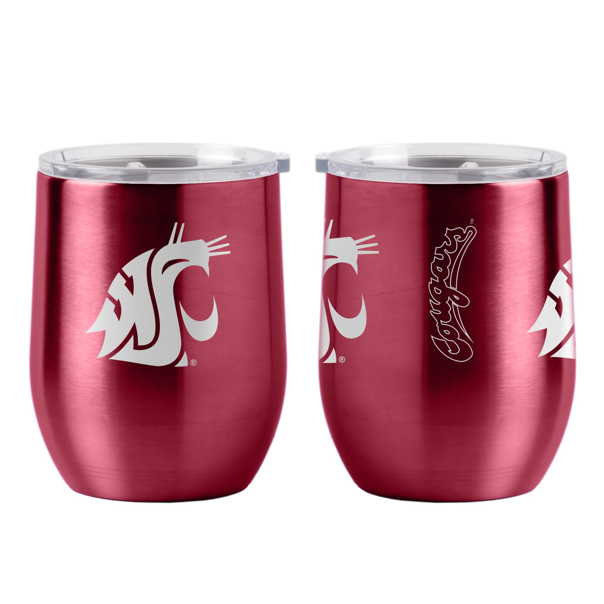 Washington State Cougars Travel Tumbler 16oz Ultra Curved Beverage Special Order