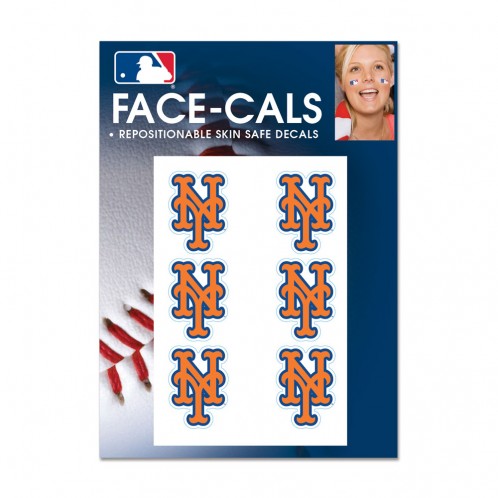 New York Mets Tattoo Face Cals