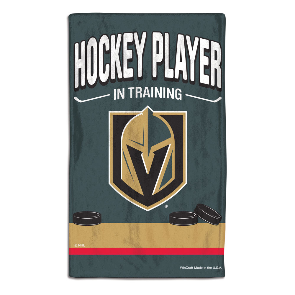 Vegas Golden Knights Baby Burp Cloth 10x17 Special Order