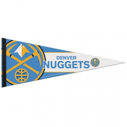 Denver Nuggets Pennant 12x30 Premium Style - Special Order