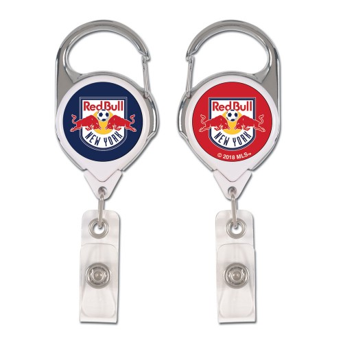 New York Red Bulls Badge Holder Premium Retractable - Special Order
