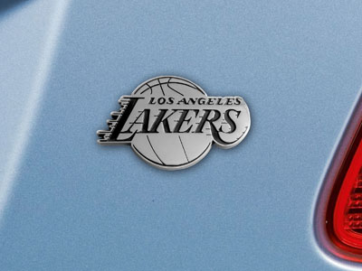 Los Angeles Lakers Auto Emblem Premium Metal Chrome