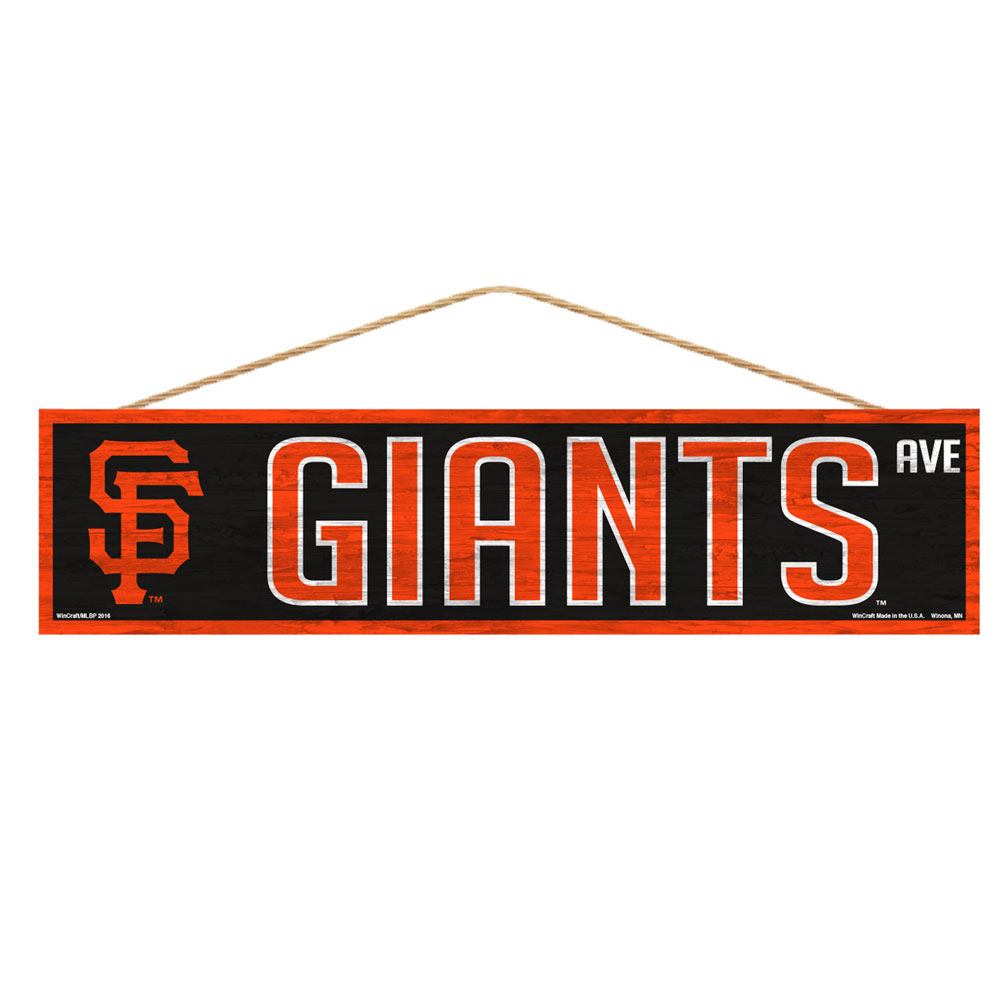 San Francisco Giants Sign 4x17 Wood Avenue Design