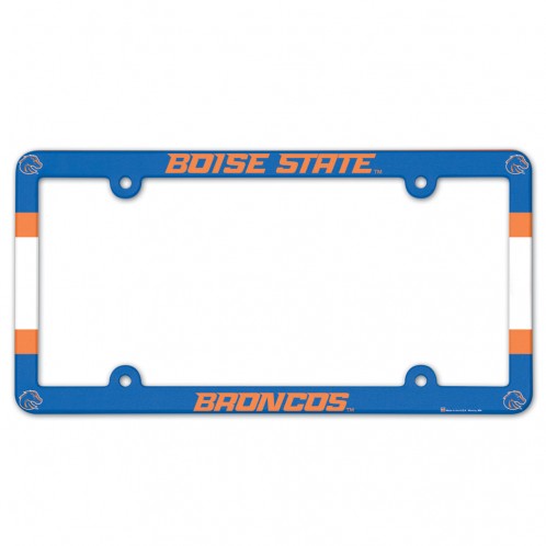 Boise State Broncos License Plate Frame - Full Color - Special Order