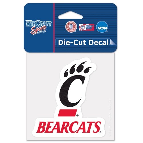 Cincinnati Bearcats Decal 4x4 Perfect Cut Color