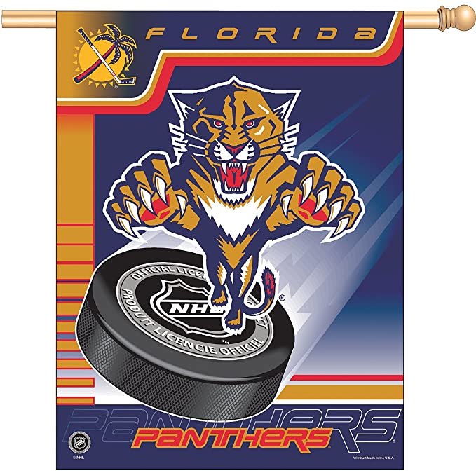 Florida Panthers Banner 28x40 Vertical - Special Order