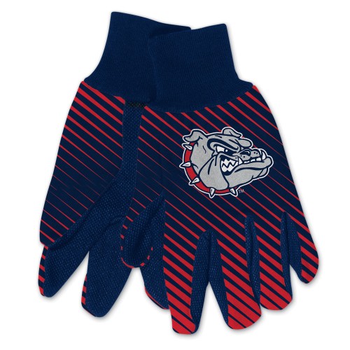 Gonzaga Bulldogs Gloves Two Tone Style Adult Size - Special Order