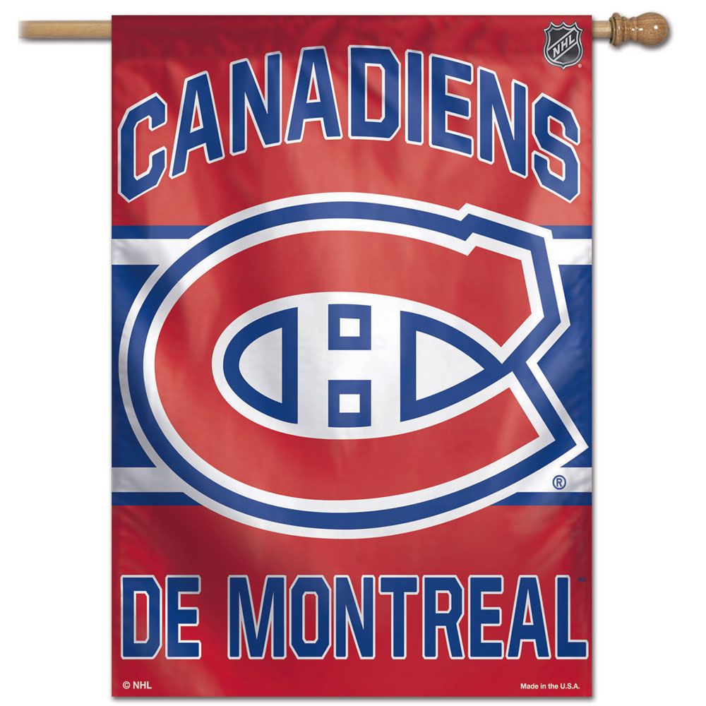 Montreal Canadiens Banner 28x40 Vertical - Special Order