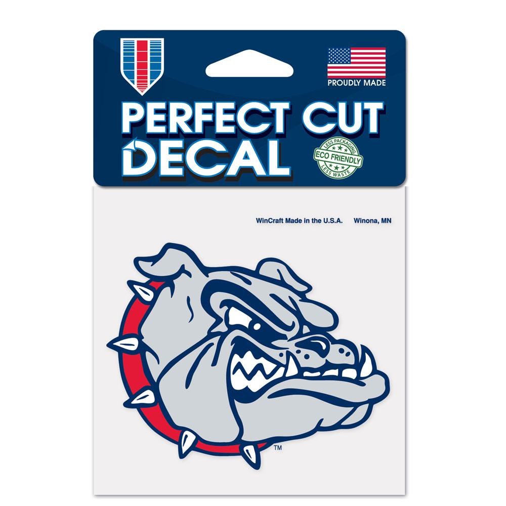 Gonzaga Bulldogs Decal 4x4 Perfect Cut Color - Special Order